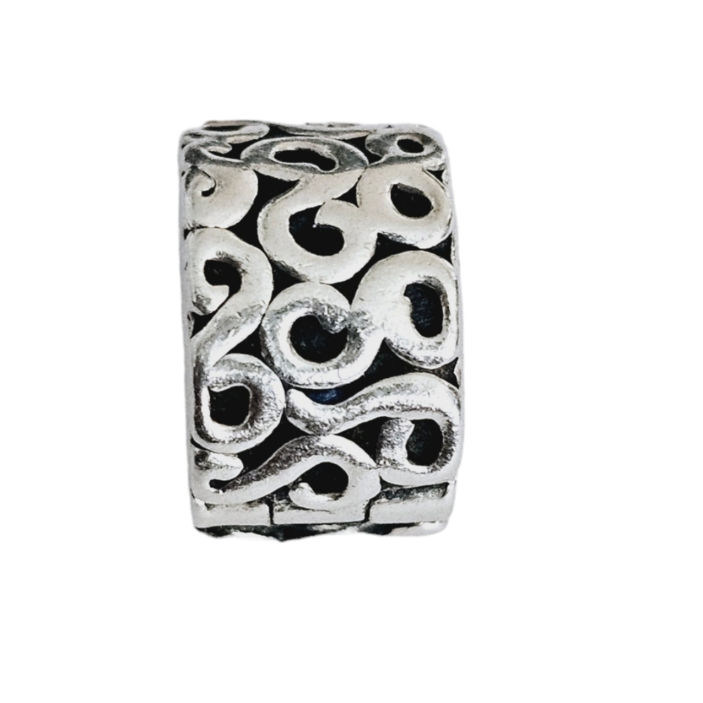 Authentic Pandora S-Clip Serpentine Swirl Charm 935 ALE